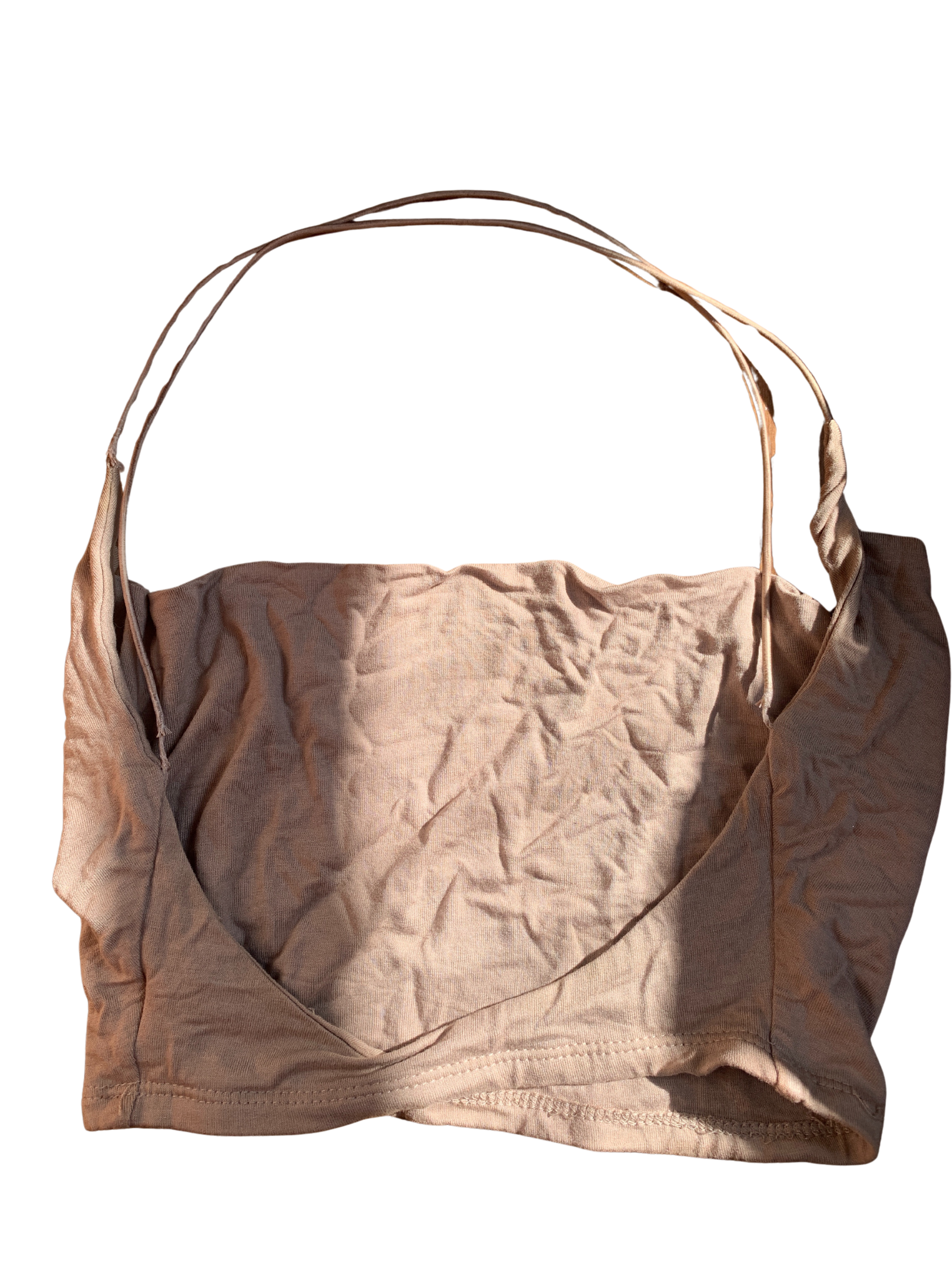 ASYOU Strappy Cross-Back Crop Top