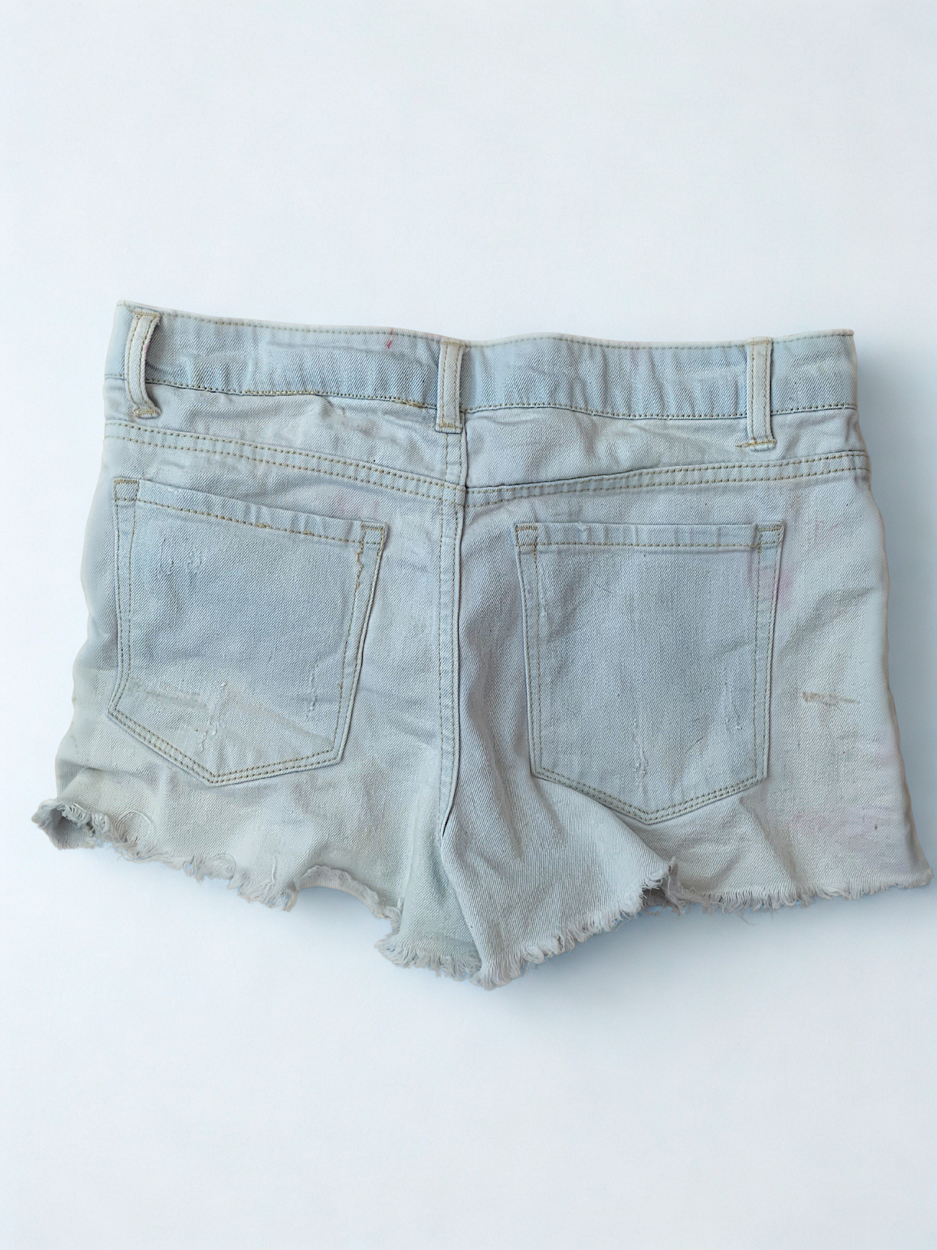 High rise Forever 21 Acid Washed Denim Shorts